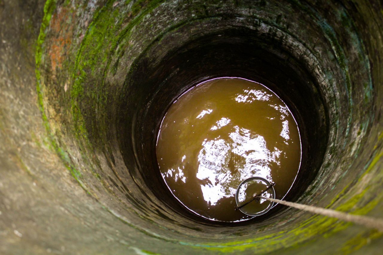 Pompe de puits immergée en panne